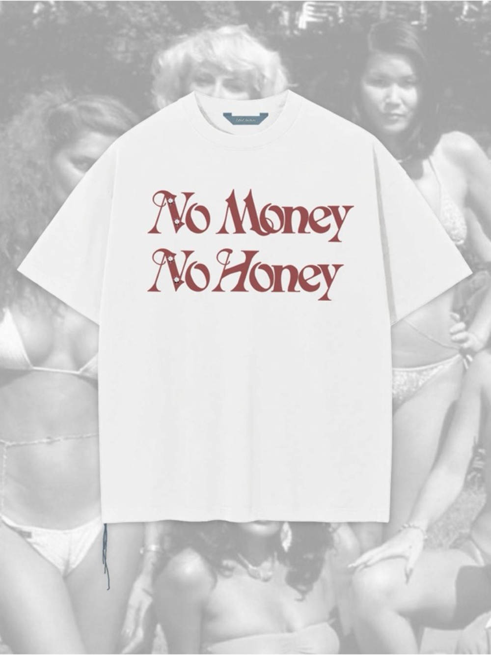 Lifted Anchors No Money No Honey Distressed Tee